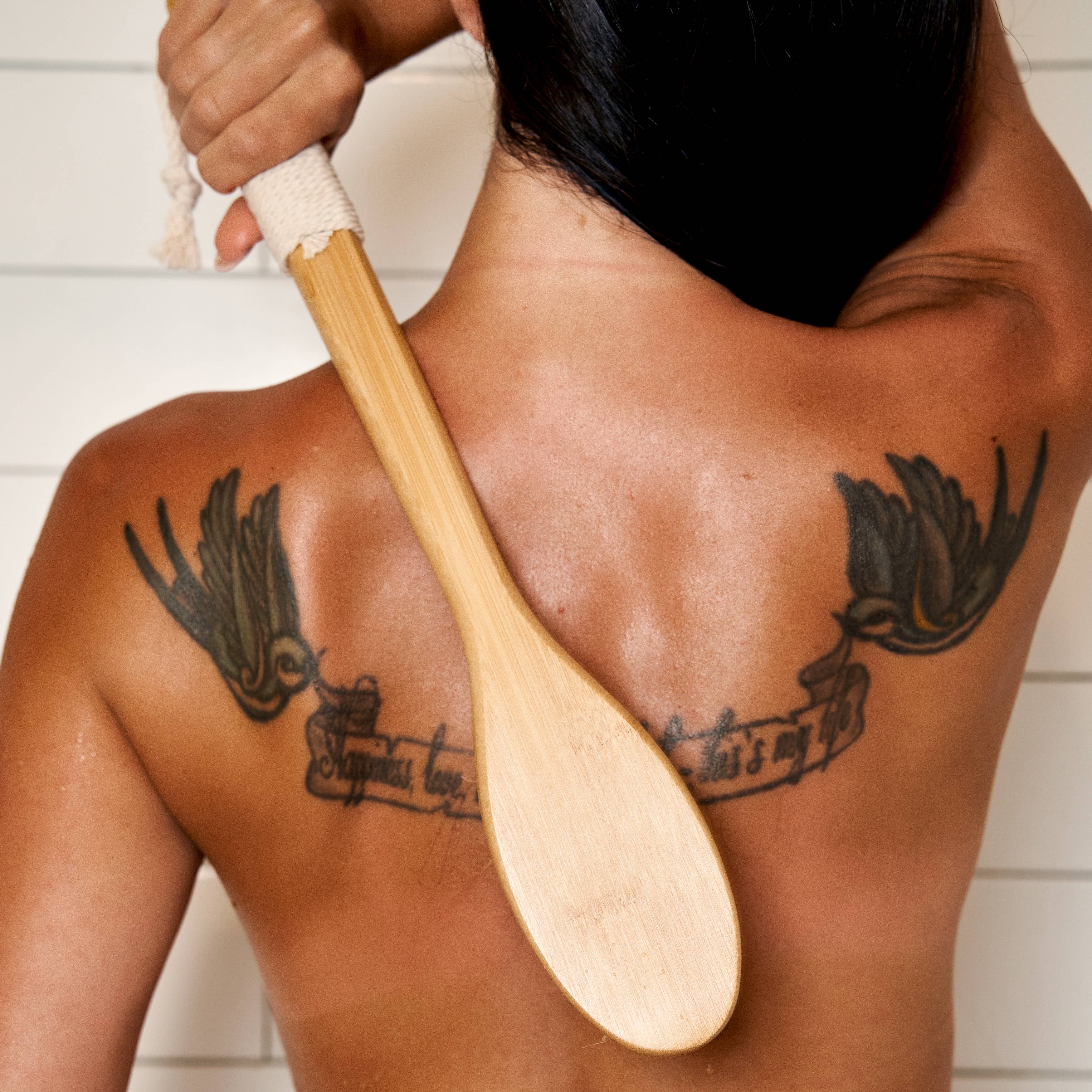 Bamboo Body Dry Brush: Long