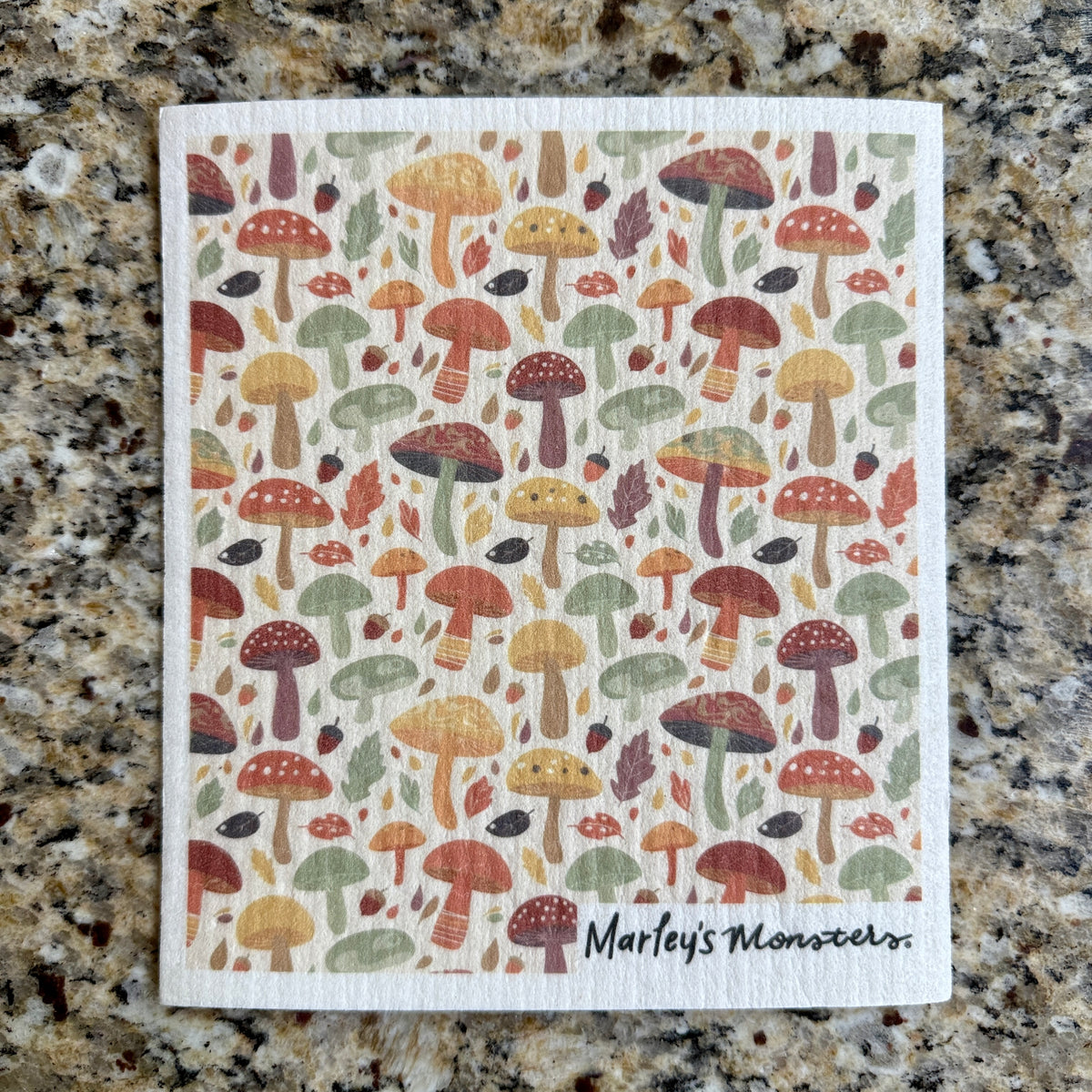 Swedish Dish Cloth: Fall Prints