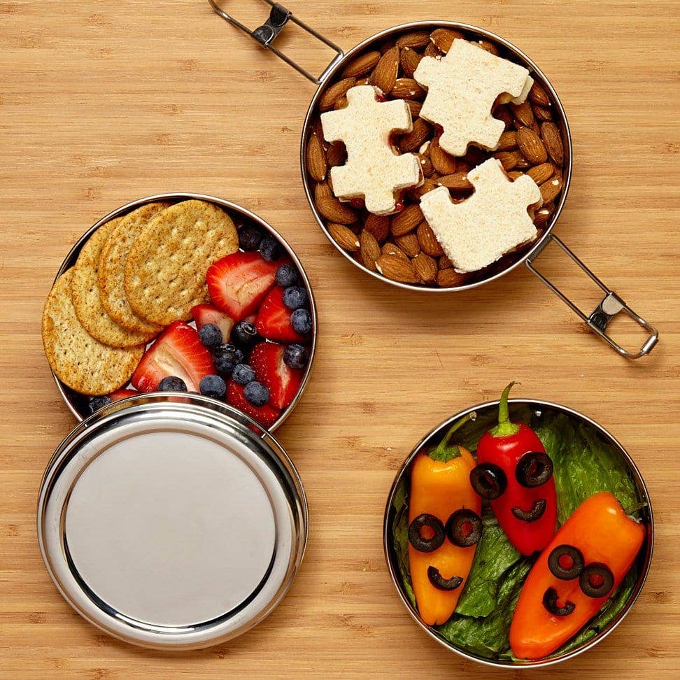 Tri Bento: Stainless Steel