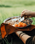 Camping Tray: Stainless Steel