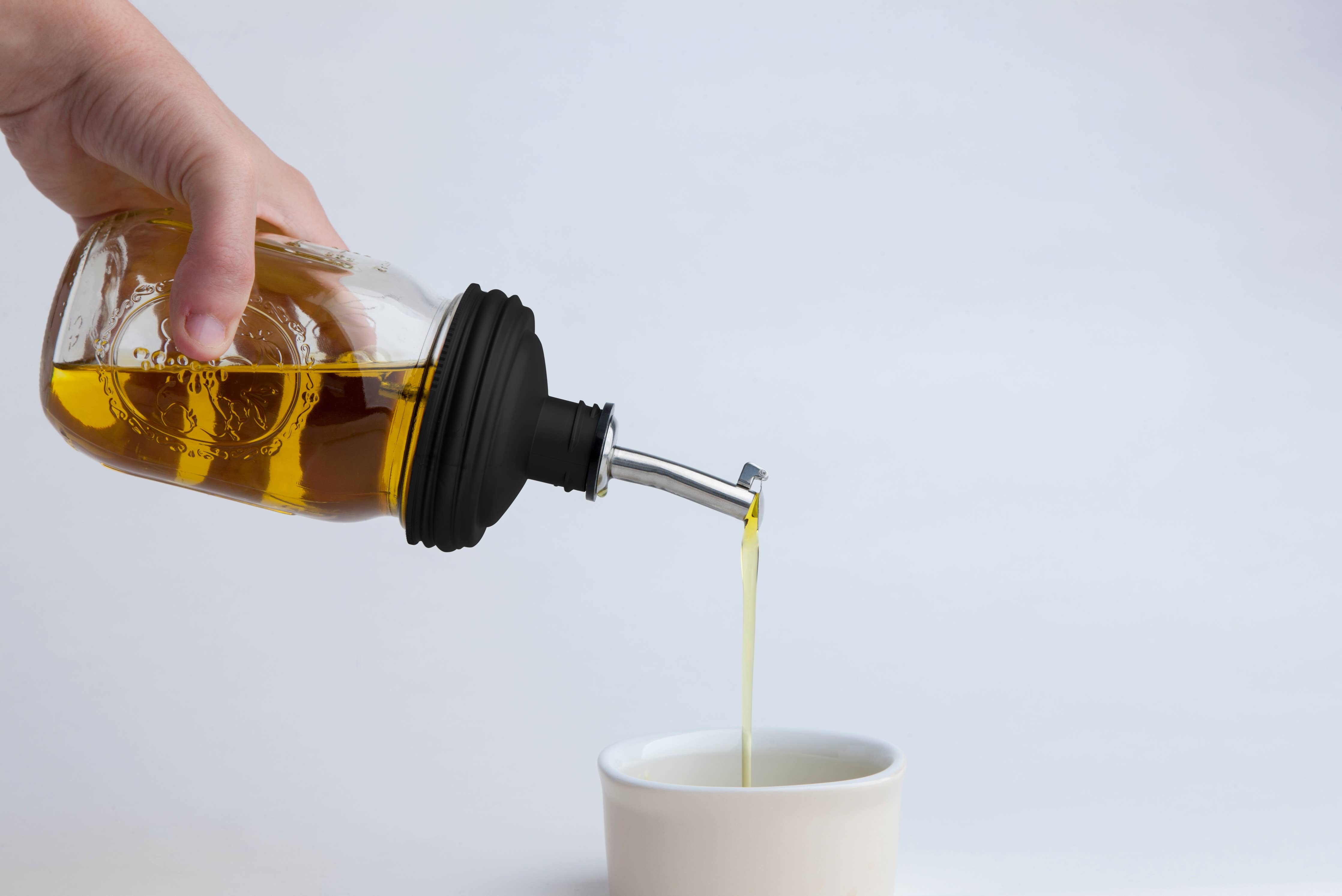 Mason Jar Pour Spout Lid: Regular Mouth