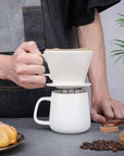 Porcelain Pour-Over Coffee Dripper: Brandless