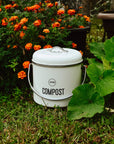 Compost Bin  0.8 Gallons - White
