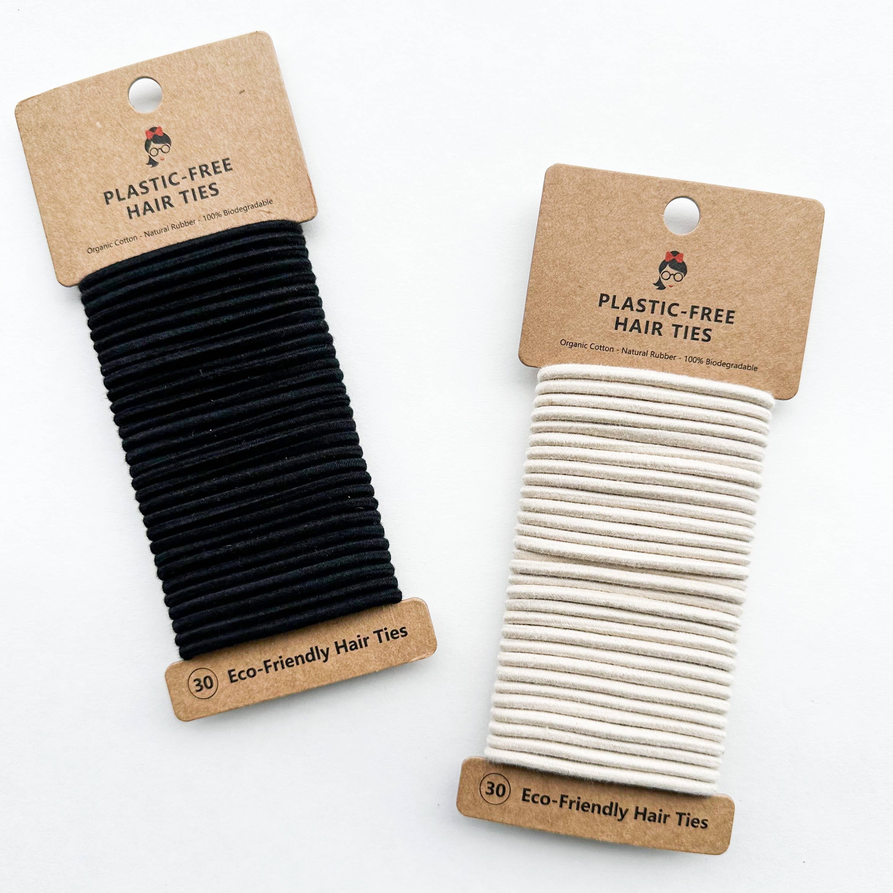 Planet-Friendly Hair Ties | Organic, Biodegradable, Plastic-Free &amp; Durable