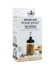 Mason Jar Pour Spout Lid: Regular Mouth
