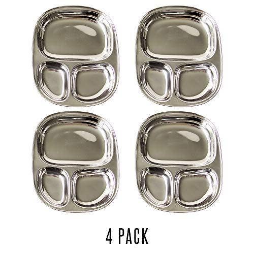 Camping Tray: Stainless Steel