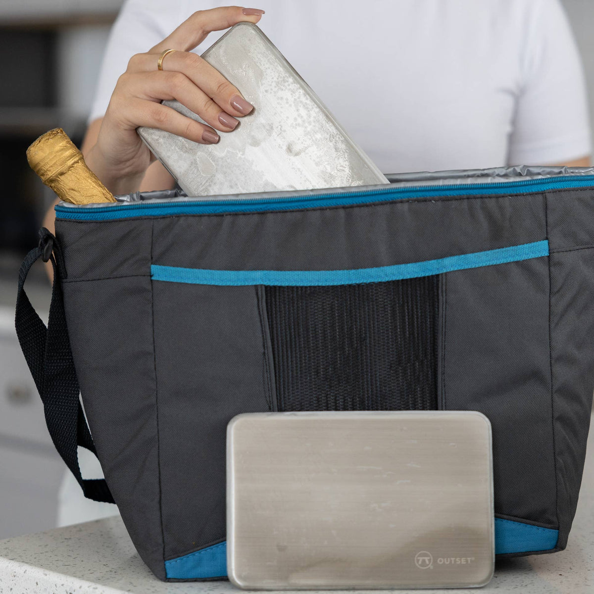 Stainless Steel Travel Ice Packs: 2 Pack