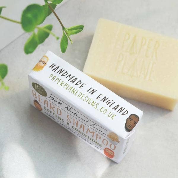 Beard Shampoo: 100% Natural Vegan Solid Shampoo