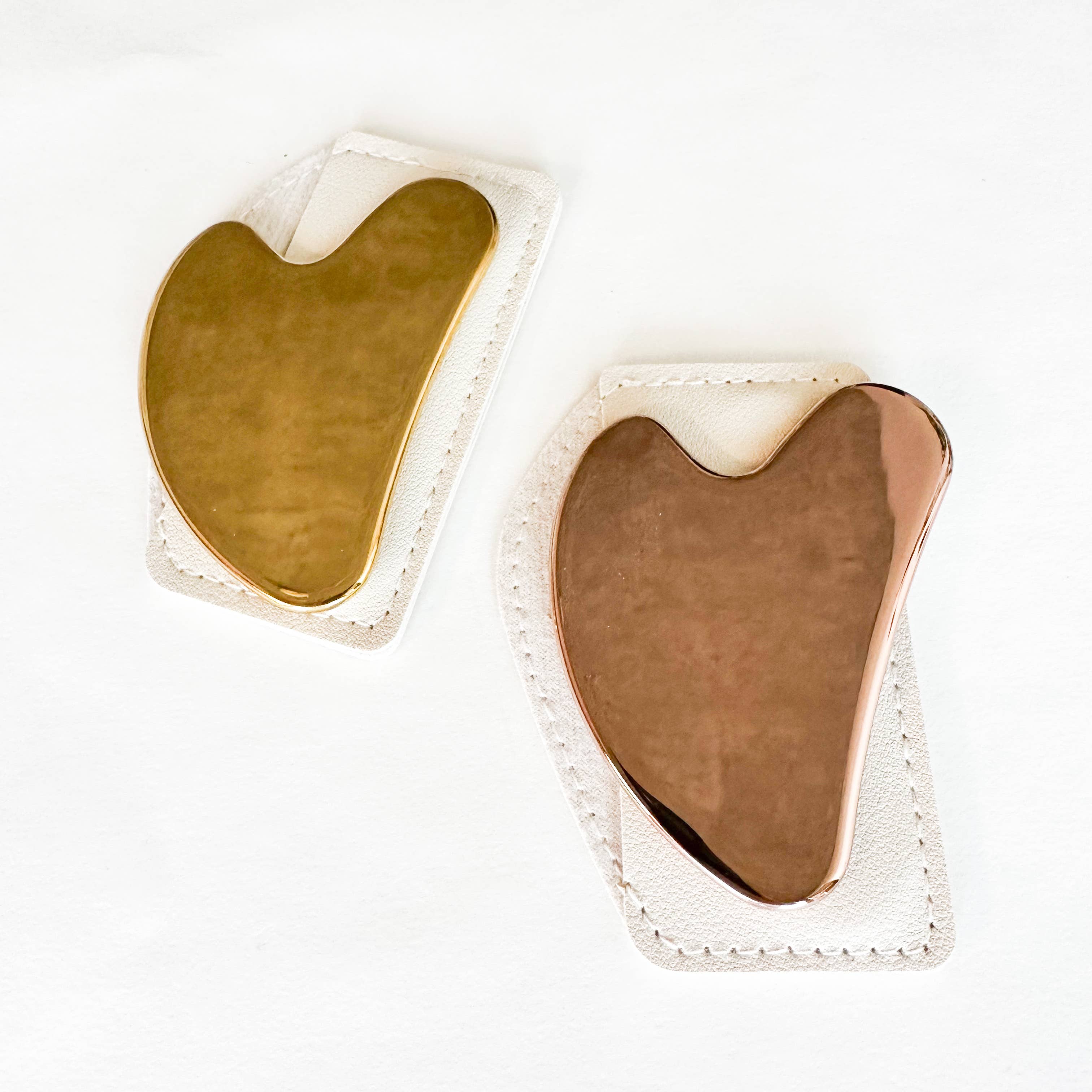 Gua Sha Facial Stone: Stainless Steel