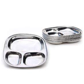 Camping Tray: Stainless Steel
