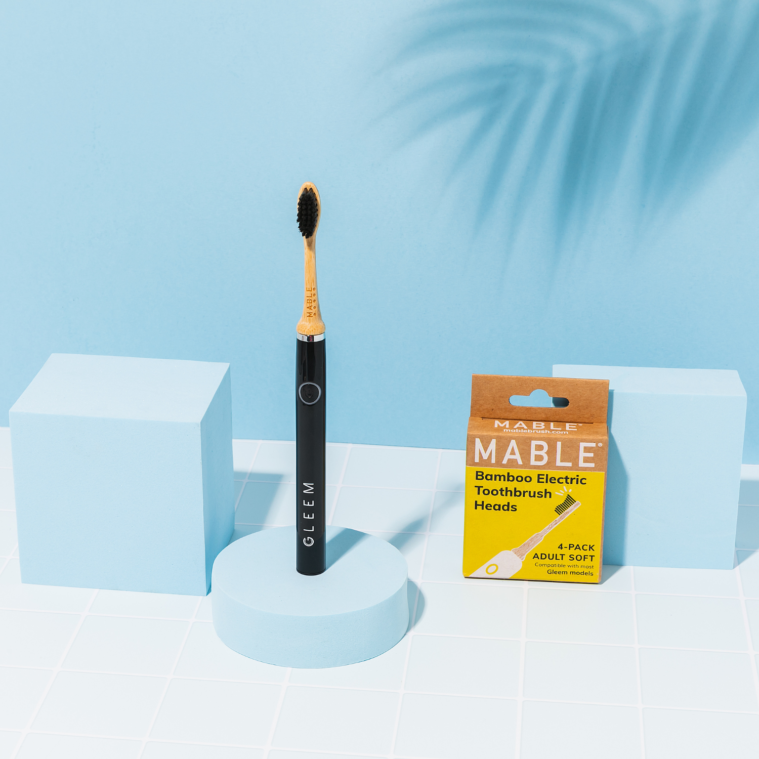 Bamboo Toothbrush Head: Pack of 4