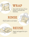 Beeswax Food Wrap: Cut-to-Size Roll