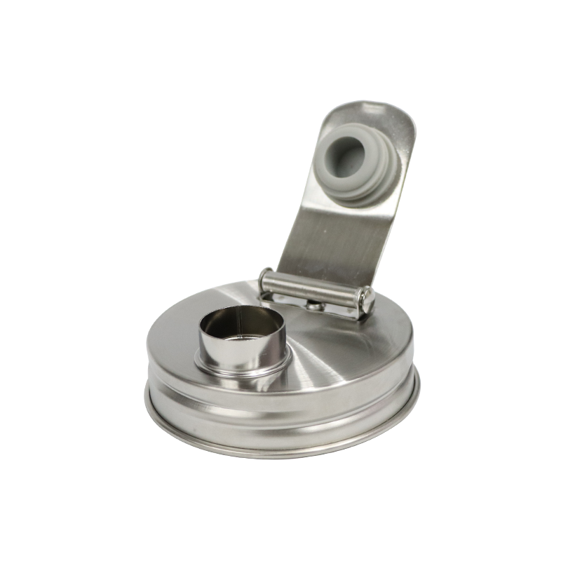 Pourable Jar Lid: Wide Mouth Stainless Steel