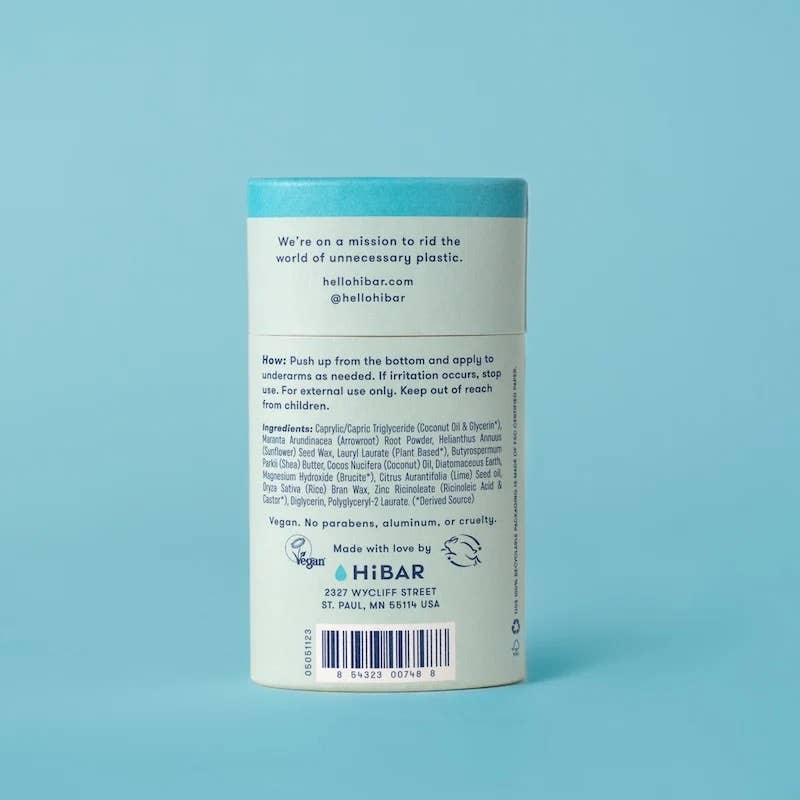 Deodorant: HiBAR