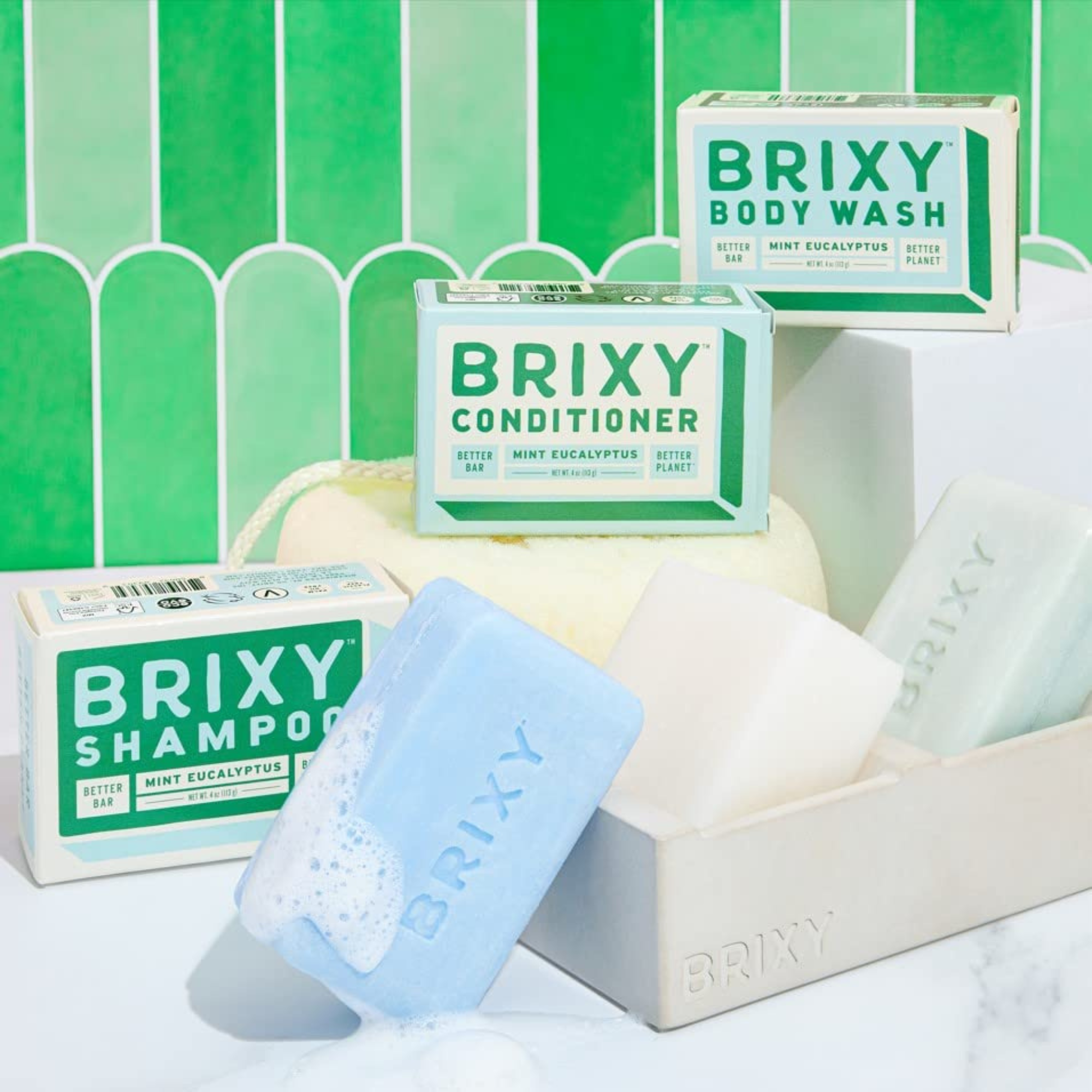 Hair &amp; Body Bar Gift Set: Brixy
