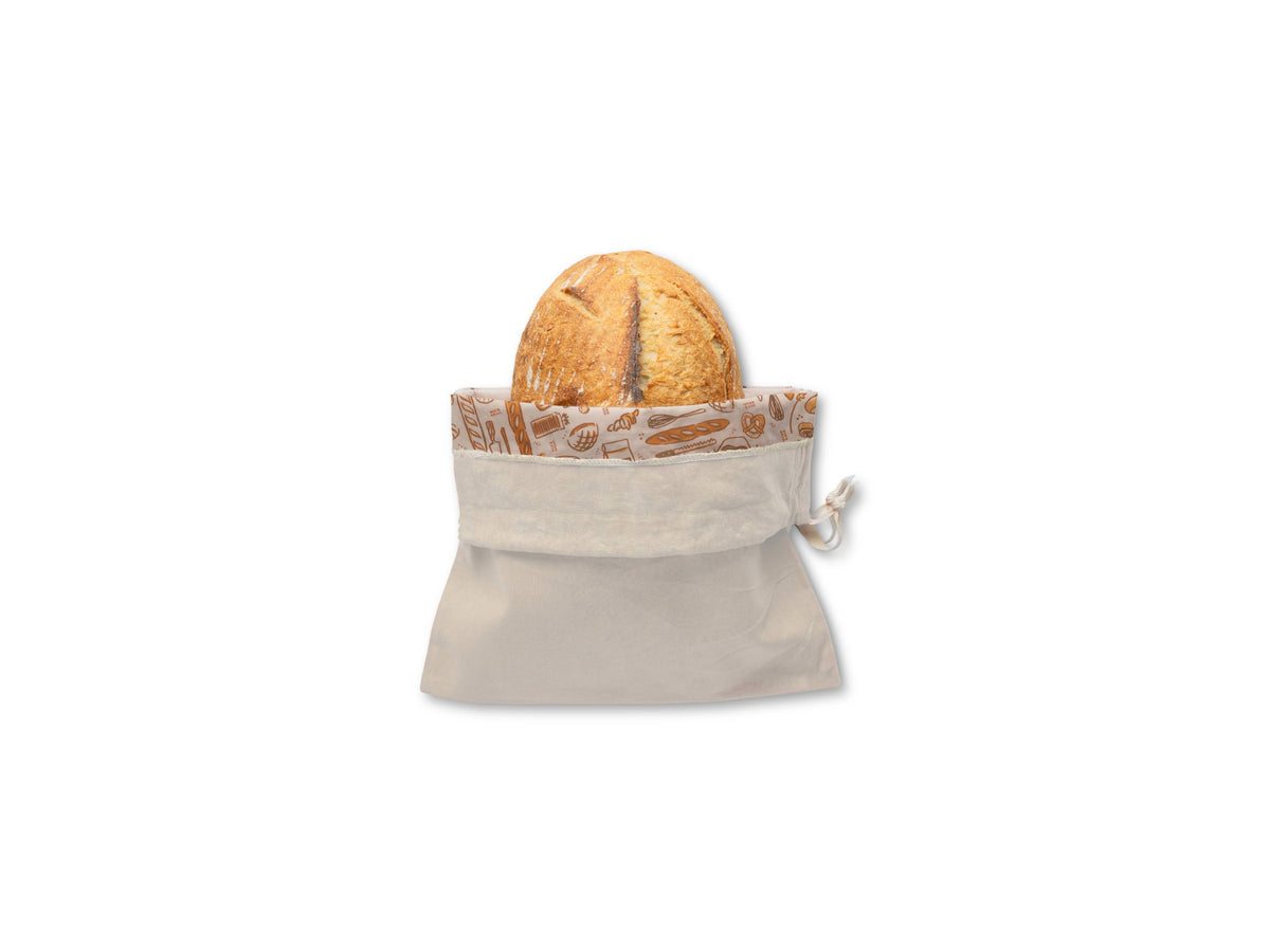 Beeswax Lined Bread Bag: Bees Wrap