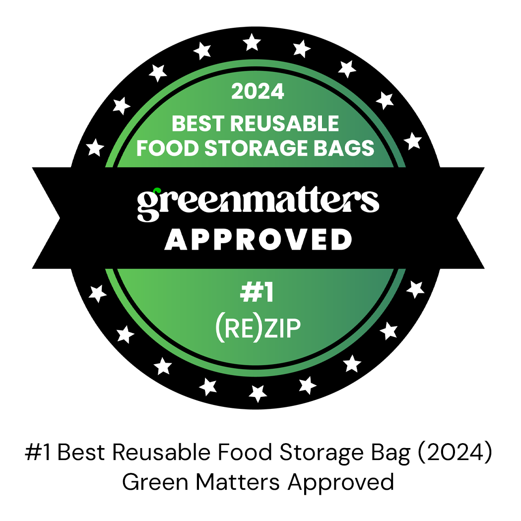 Reusable Stand-Up Snack Bags: 2-Pack