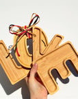 LOVE Charcuterie Trays: Bamboo