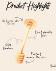 Bamboo Honey Dipper