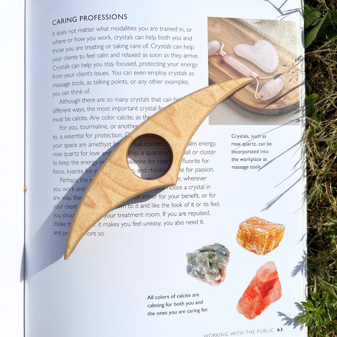 Book Page Holder: Wood