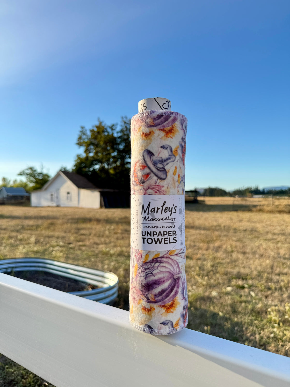 UNpaper® Towels: Spooky Pumpkin Patch 12-Pack