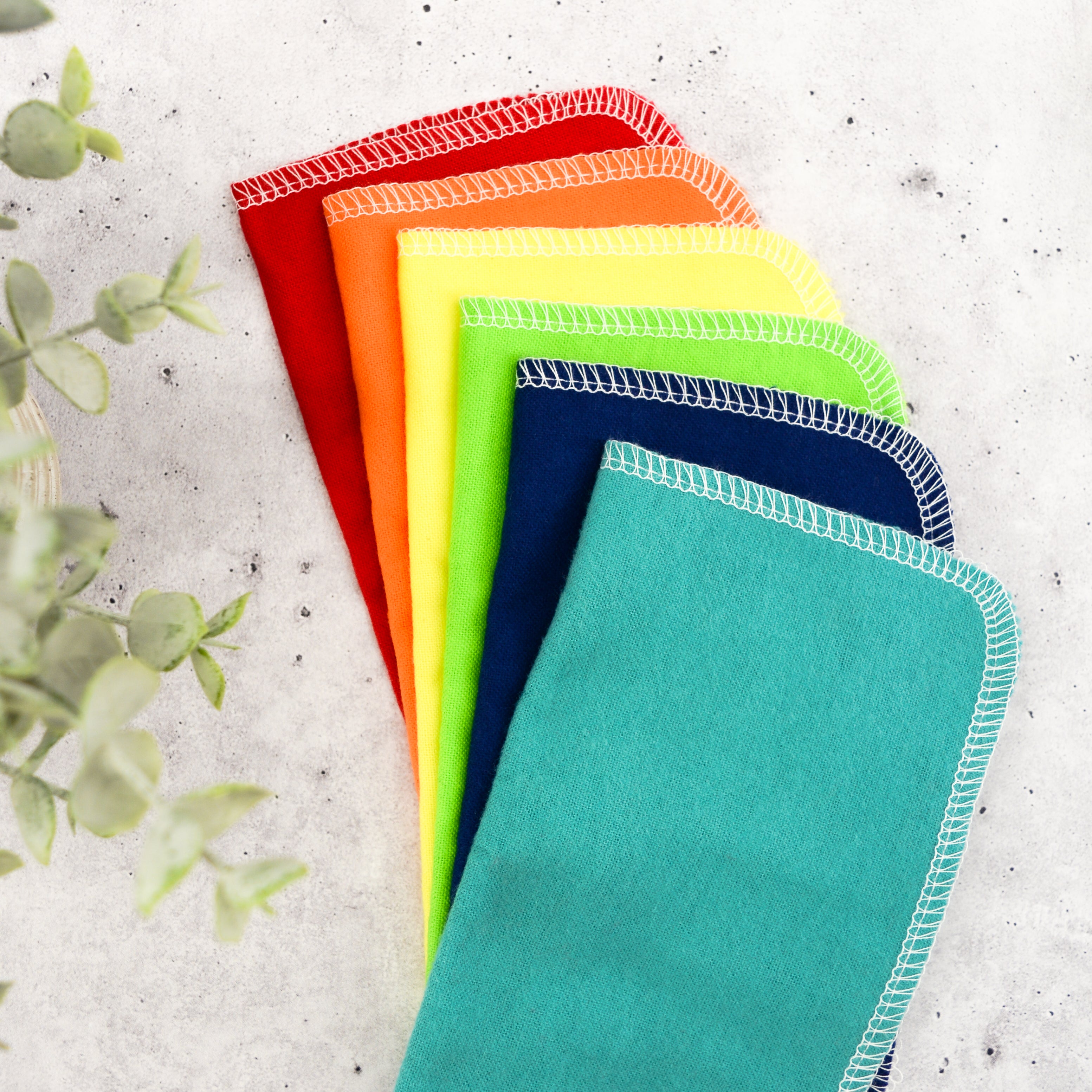 marley's monsters cloth napkins Marley's Monsters Small Cloth Napkins: Color Mixes