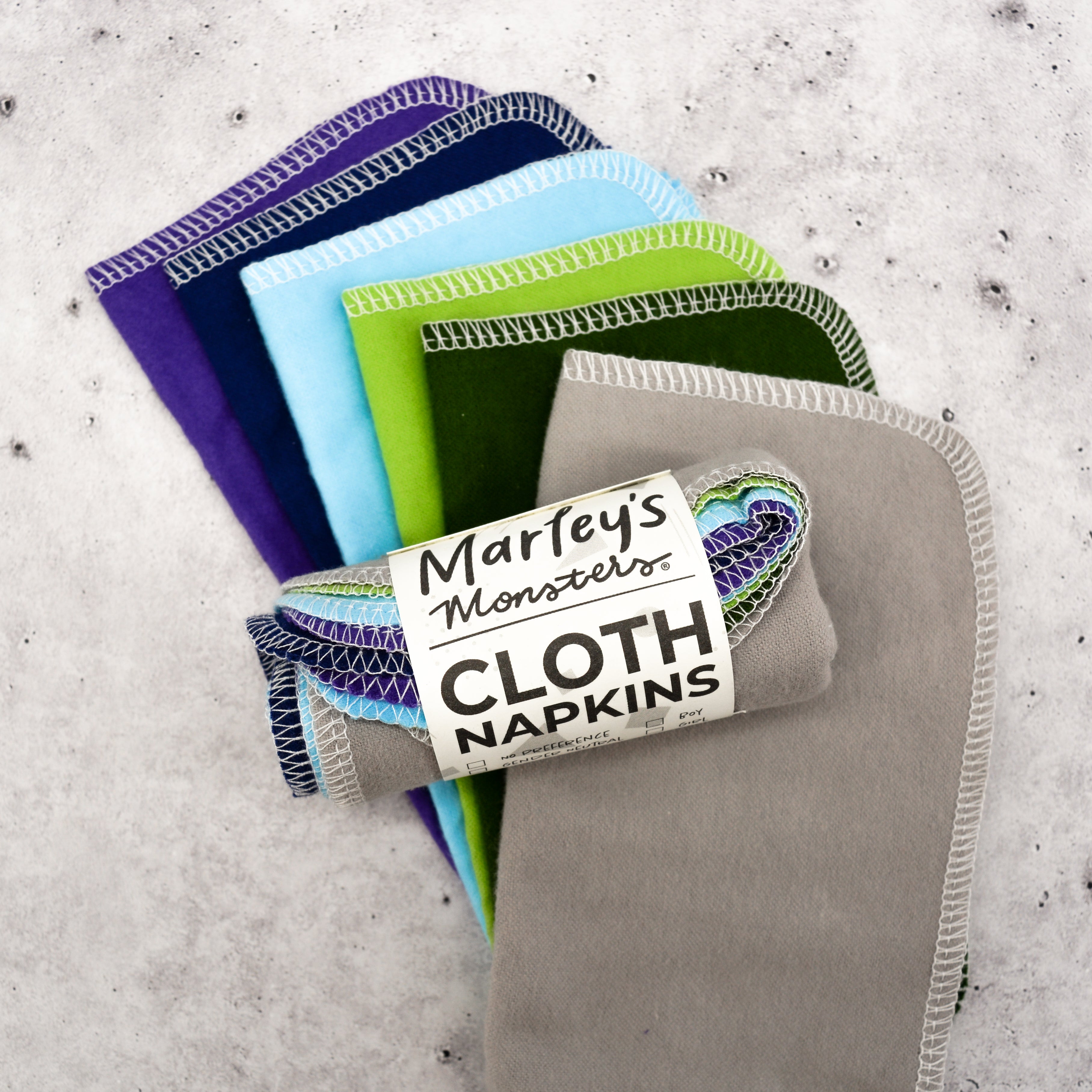 Small Cloth Napkins: Color Mixes