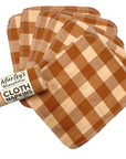 Small Cloth Napkins: Khaki Plaid