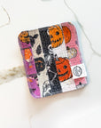 Scrap Felt Dish Cloth: Halloween Prints