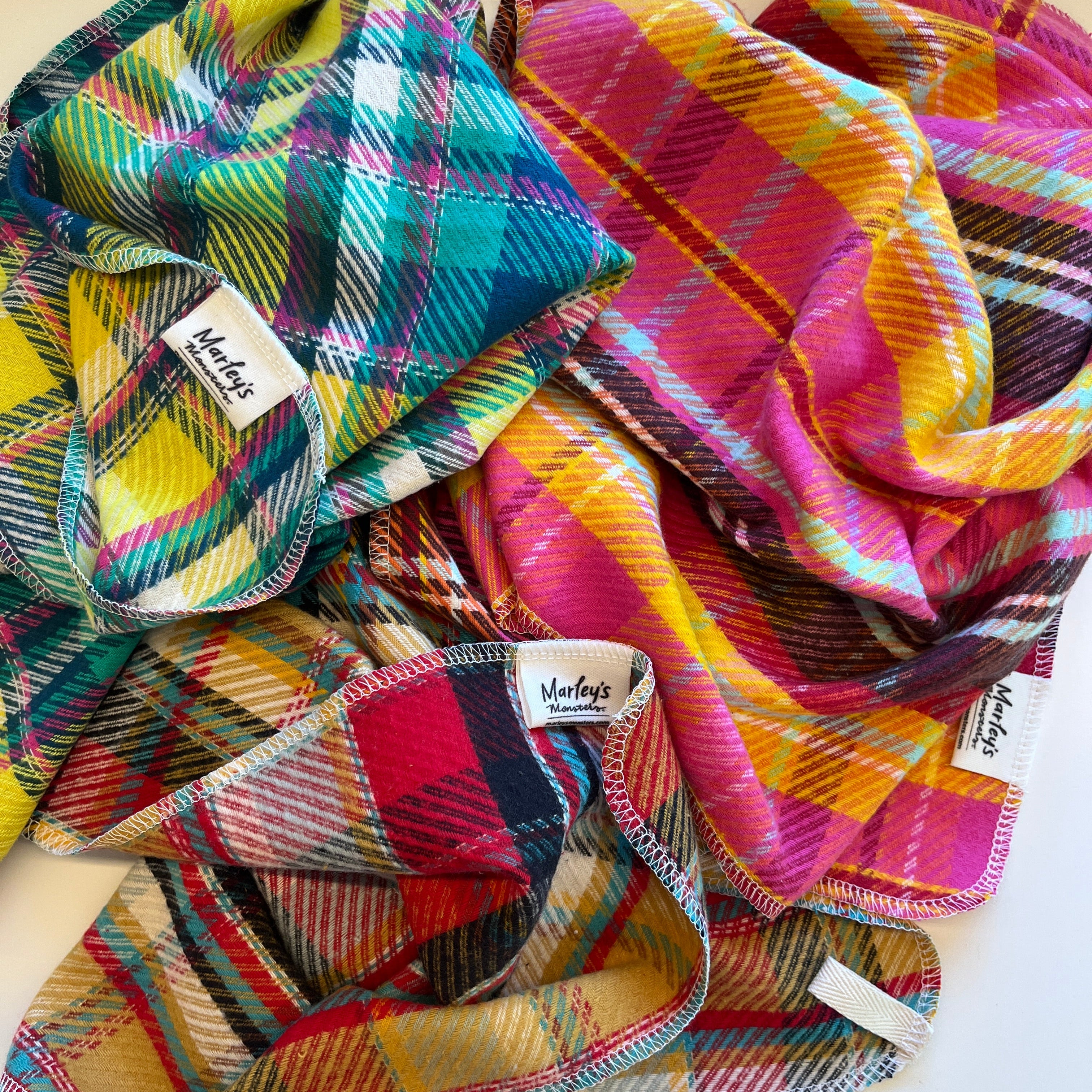 Kitchen Tea Towel: Vibrant Plaids