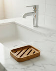 Wooden Soap Dish: Cedar