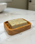 Wooden Soap Dish: Cedar