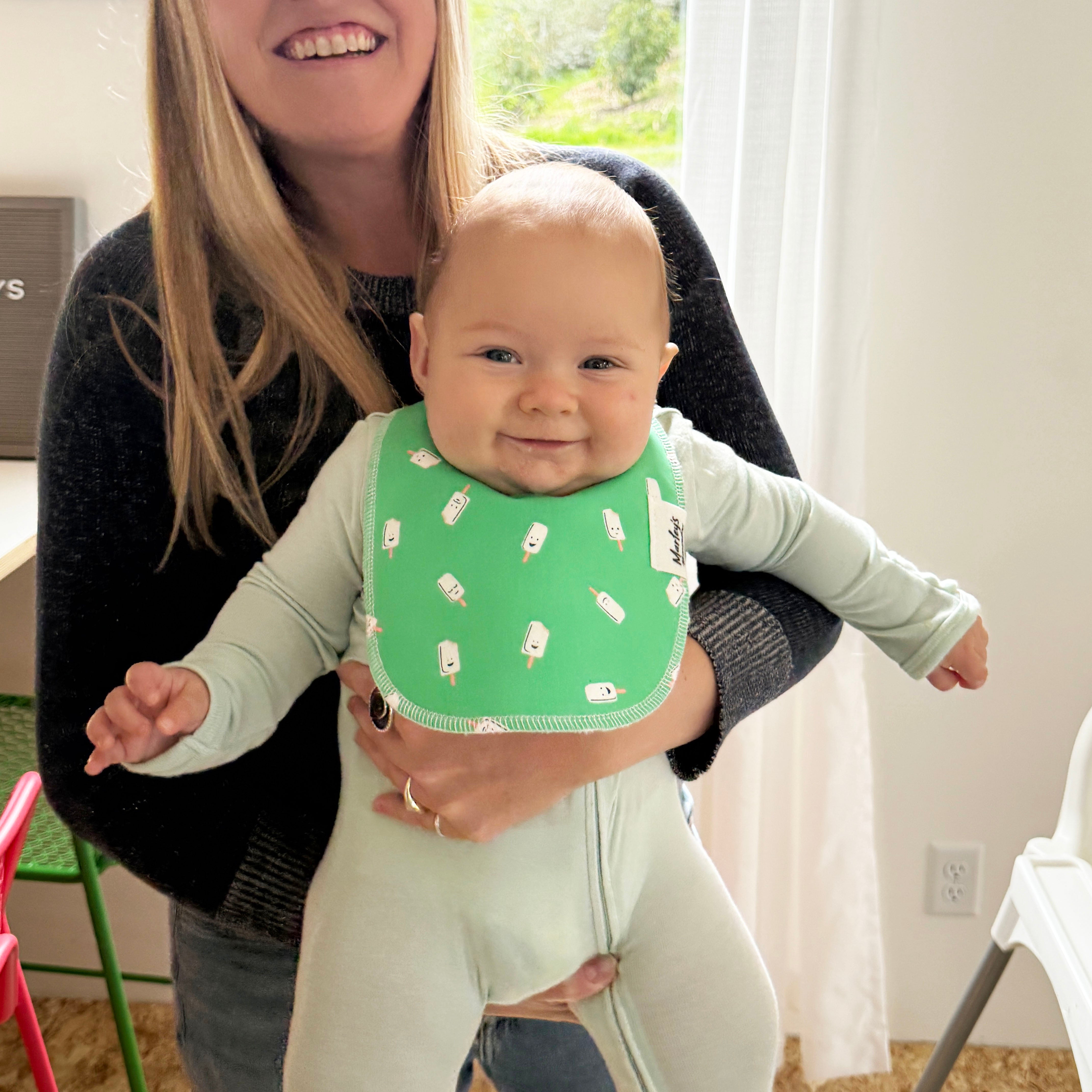 Baby Bib: Timeless Prints