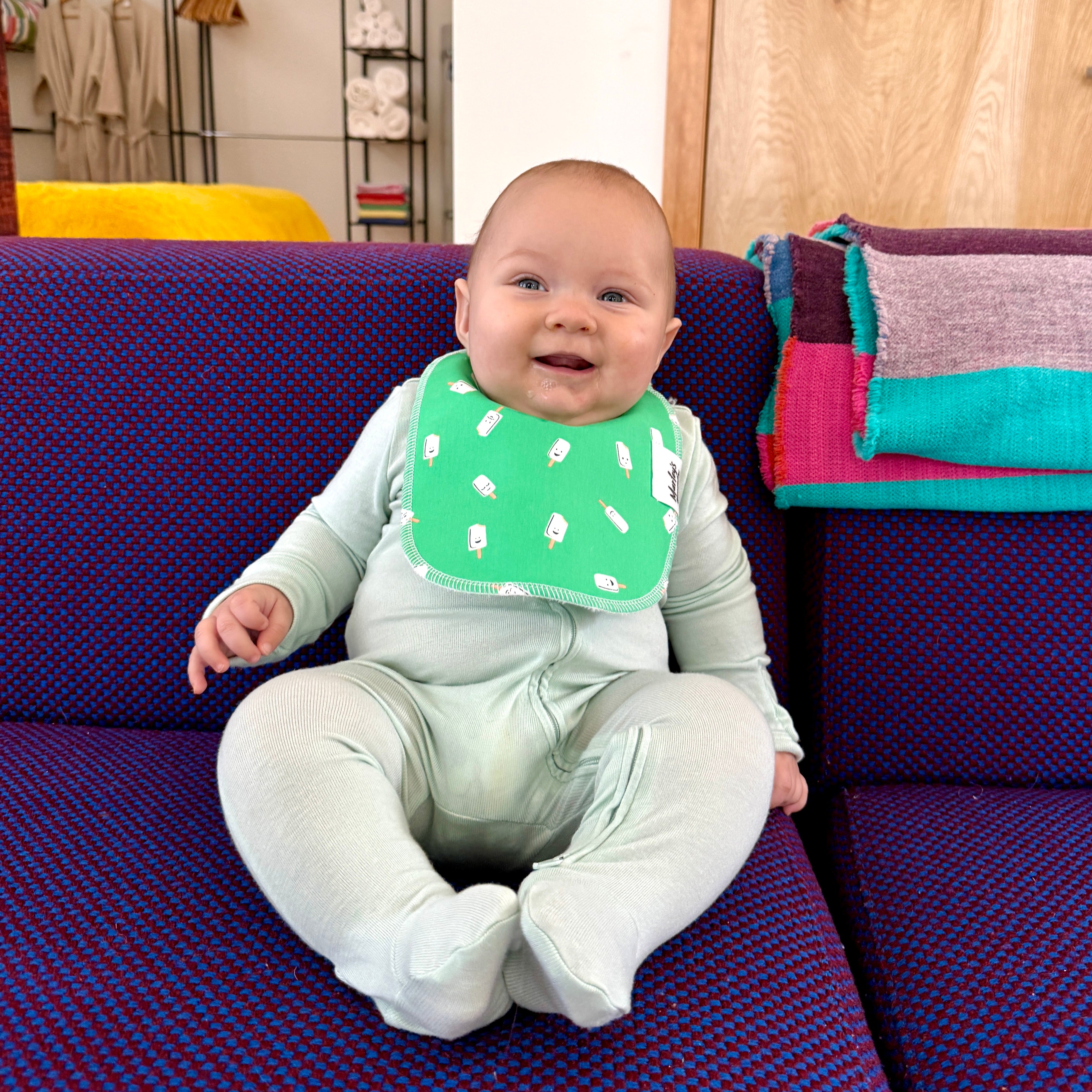 Baby Bib: Timeless Prints