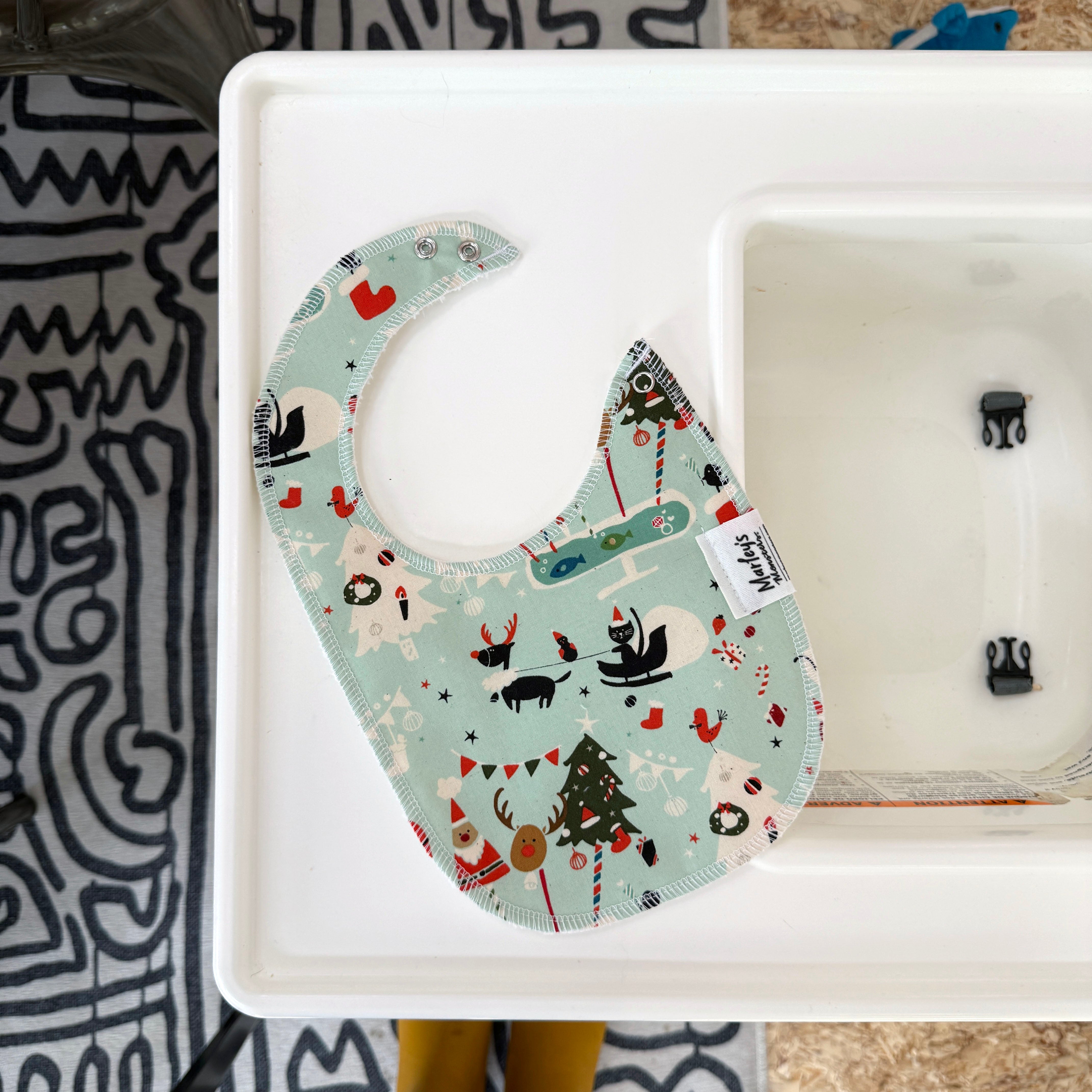 Baby Bib: Holiday Prints