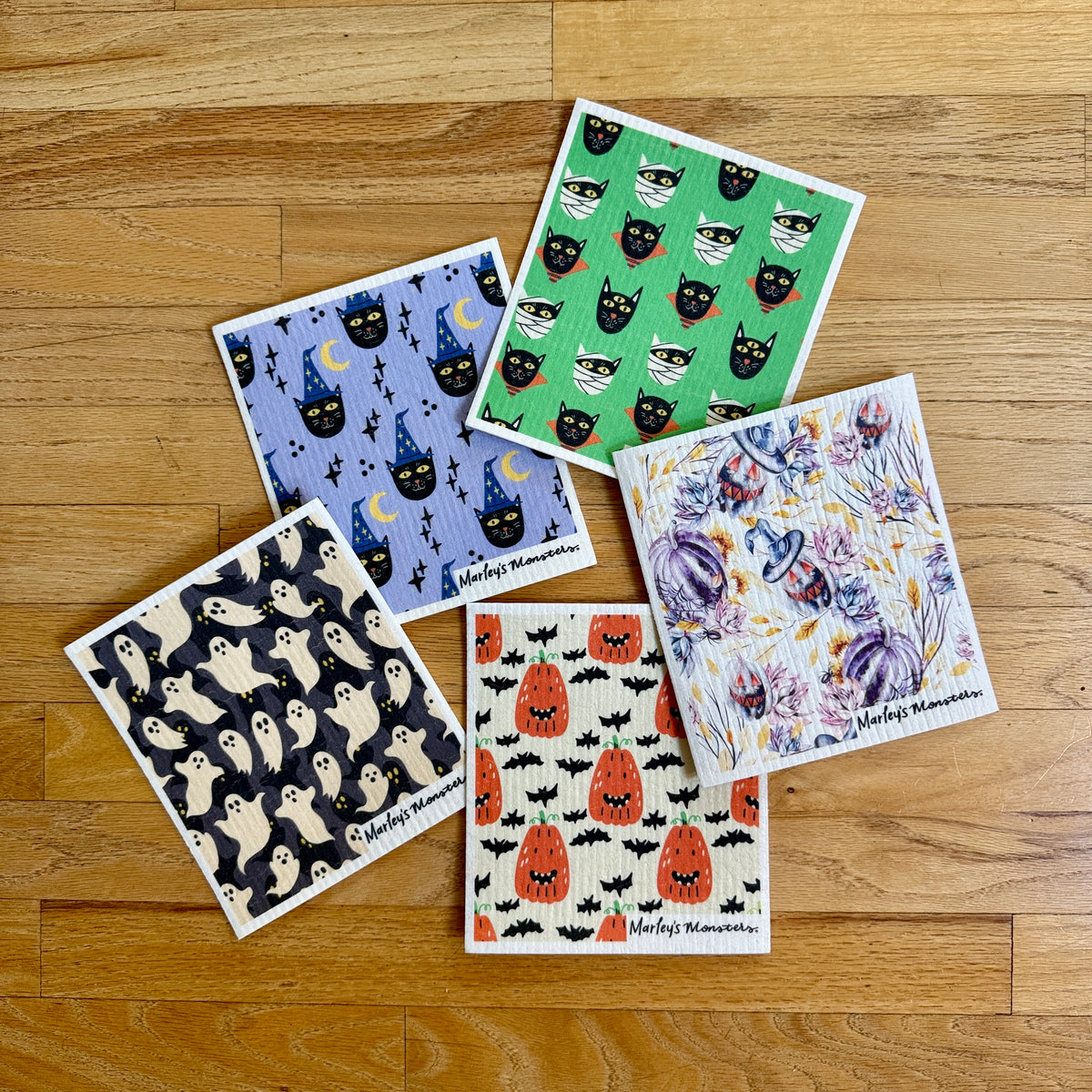 Swedish Dish Cloth: Spooky Halloween
