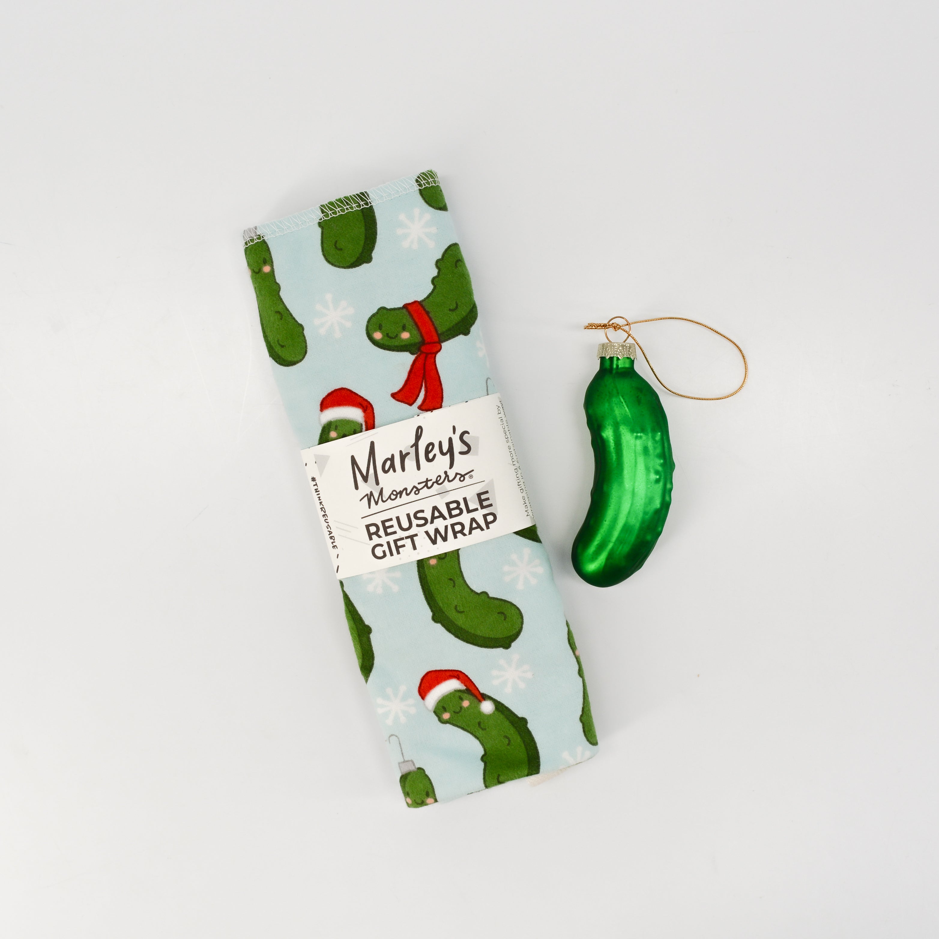 Find The Pickle Gift Wrap + Ornament Set