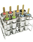 Popsicle Mold Set: Stainless Steel