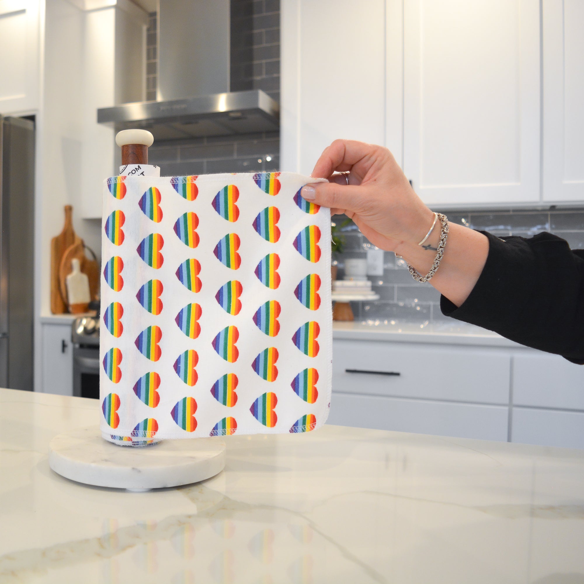 Wet Bag Kit: Pride Edition - 12 Count Roll of UNpaper® Towels + Wet Bag