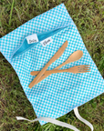 Cotton Utensil Roll: Picnic Checkered