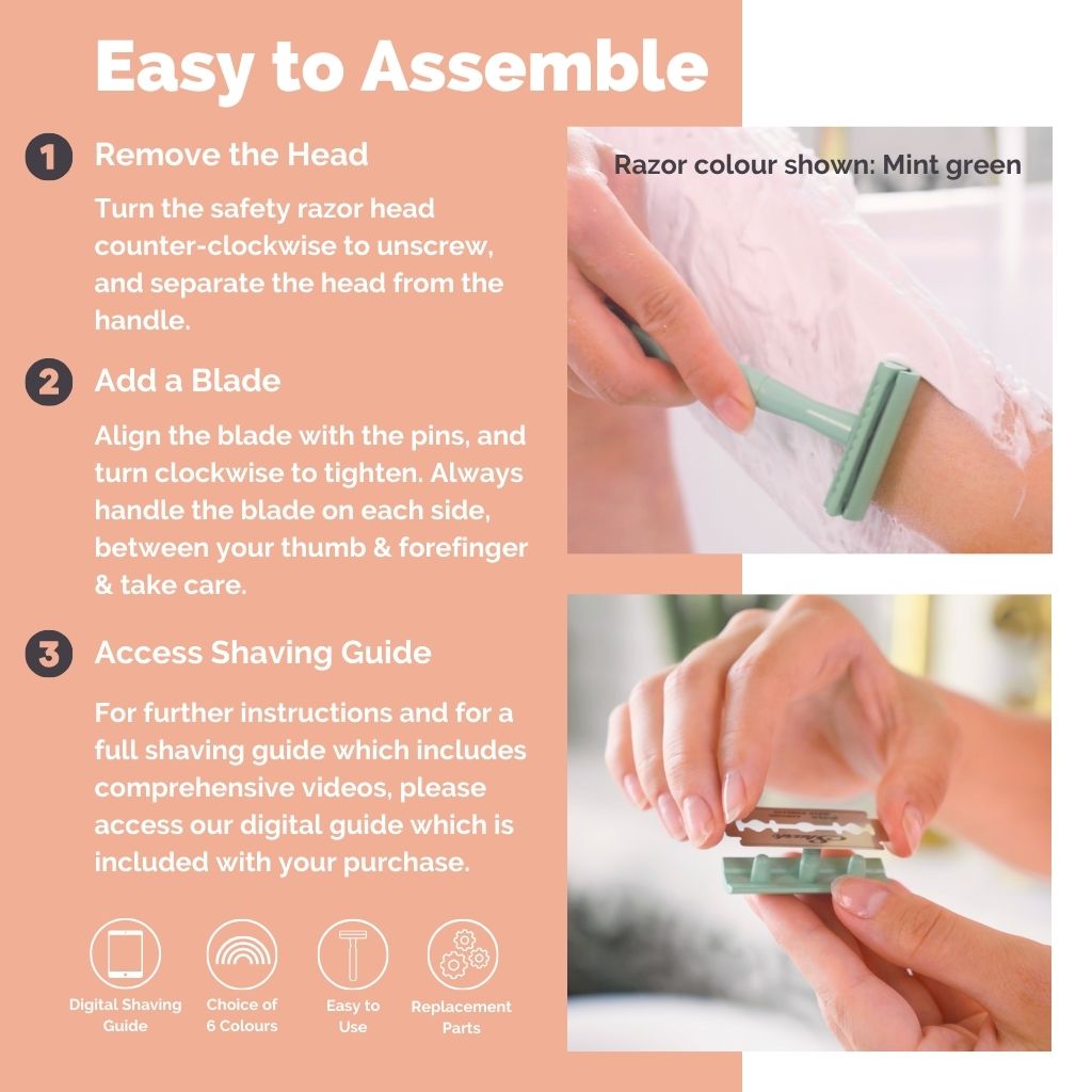 Unisex Safety Razor: Plastic Free