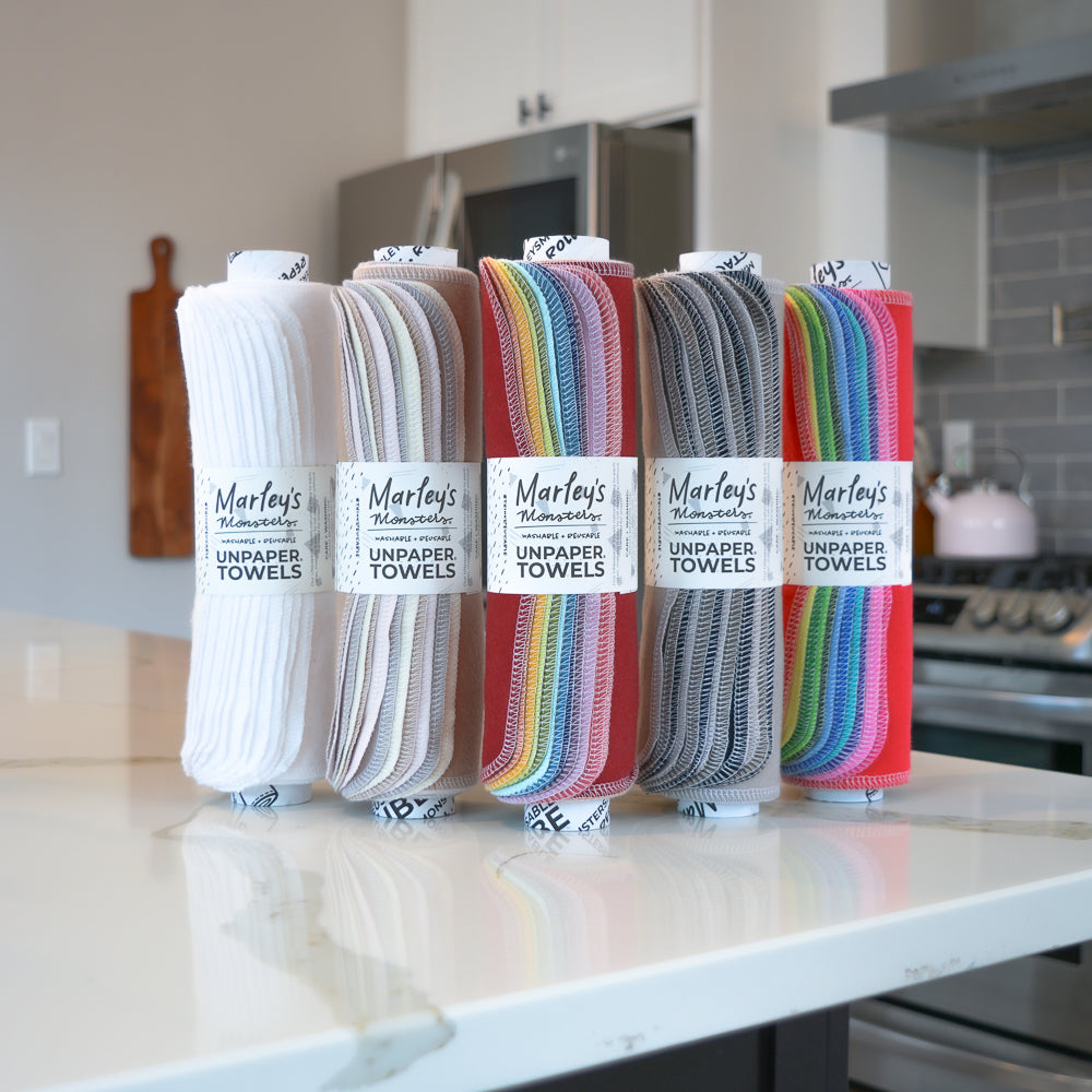 Wholesale Set of 5 rolls UNpaper® Towels: Solid Colors