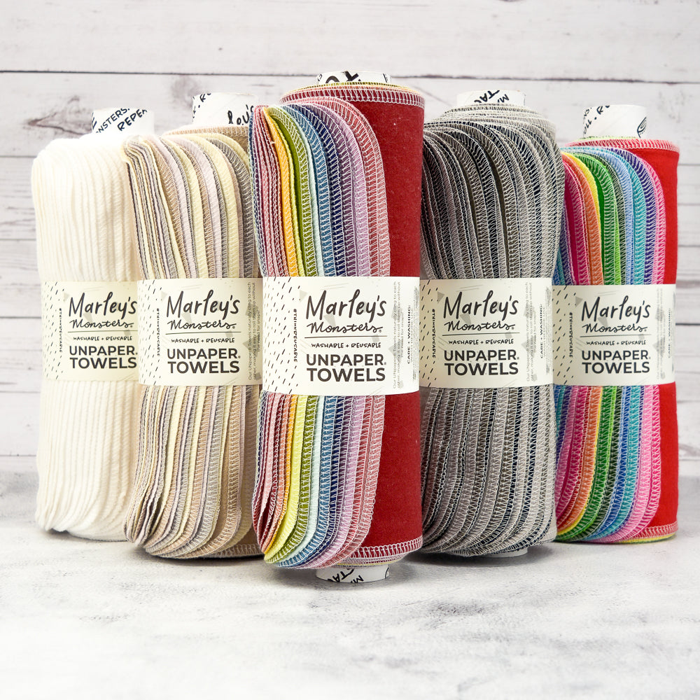 Wholesale Set of 5 rolls UNpaper® Towels: Solid Colors