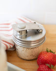 Pourable Jar Lid - Regular Mouth - Stainless Steel