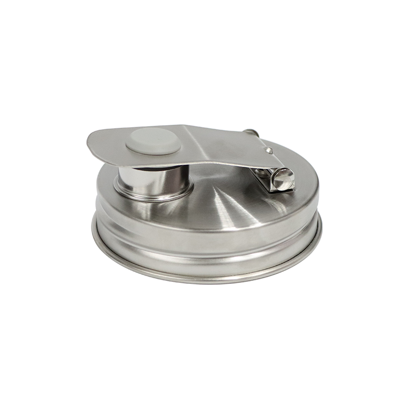 Pourable Jar Lid: Wide Mouth Stainless Steel