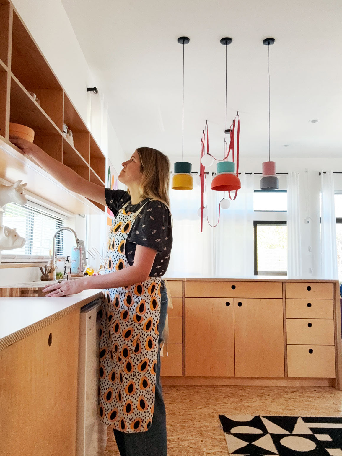 Adjustable Apron: Spring Fruits