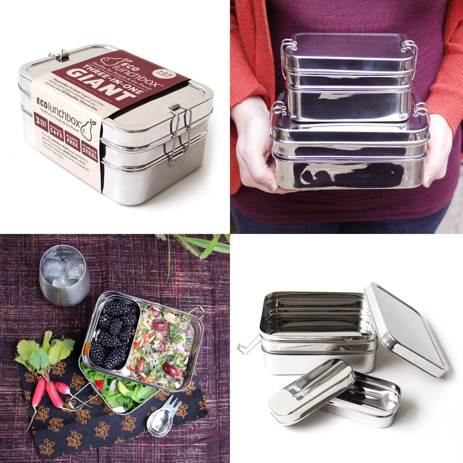Stainless Steel Lunchbox: Classic or Giant