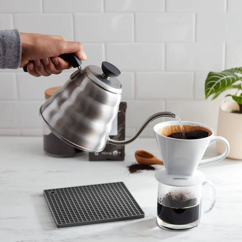 Porcelain Pour-Over Coffee Dripper: Brandless