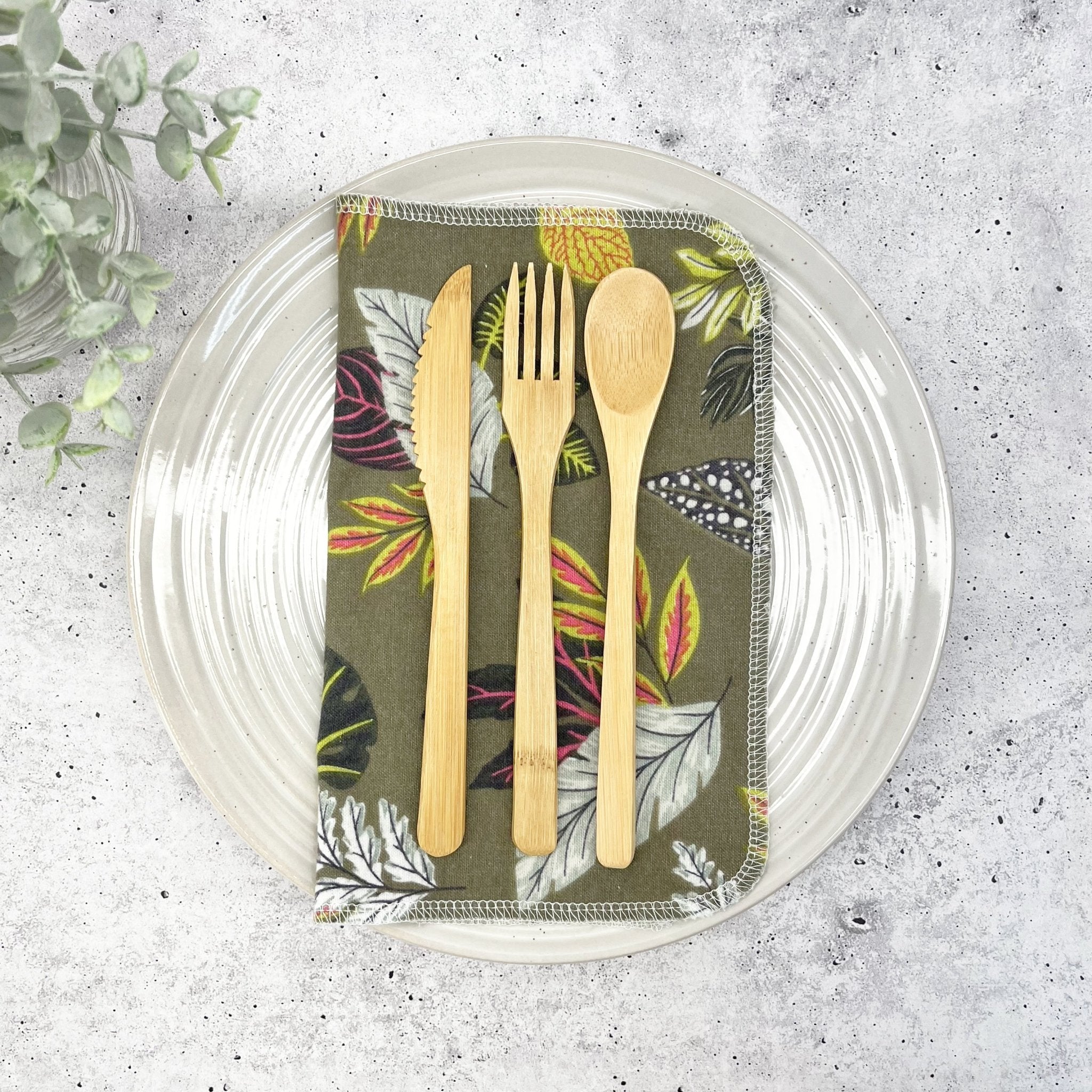 Bamboo Cutlery Set - Marley's Monsters