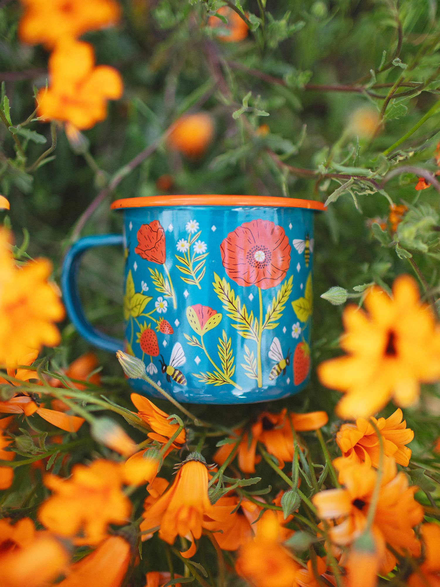 Enamel Coffee &amp; Camp Mug 16 Oz